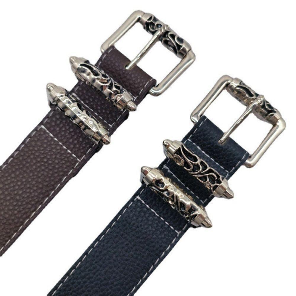 Y2K Style PU Leather Korean Waistbands Metal Buckle Waist Belts Men Waist Belts Women Waist Belts
