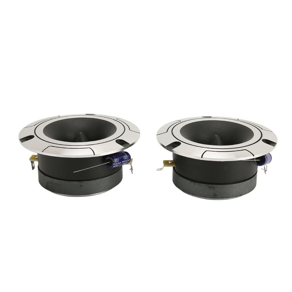 2 Pcs 150W Car Tweeter High Sensitivity High Frequency Response Silver Car Loudspeaker for All Car Sound Systems