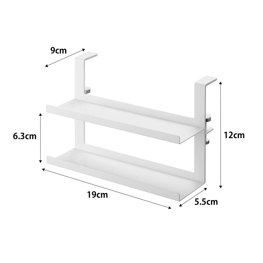 Yamazaki Tower Range Hood Horizontal Wrap W19 X D9 X Tower Wrap Simply Clips To Range Product Number 1793 Storage, White, H12cm, Holder, Hood,