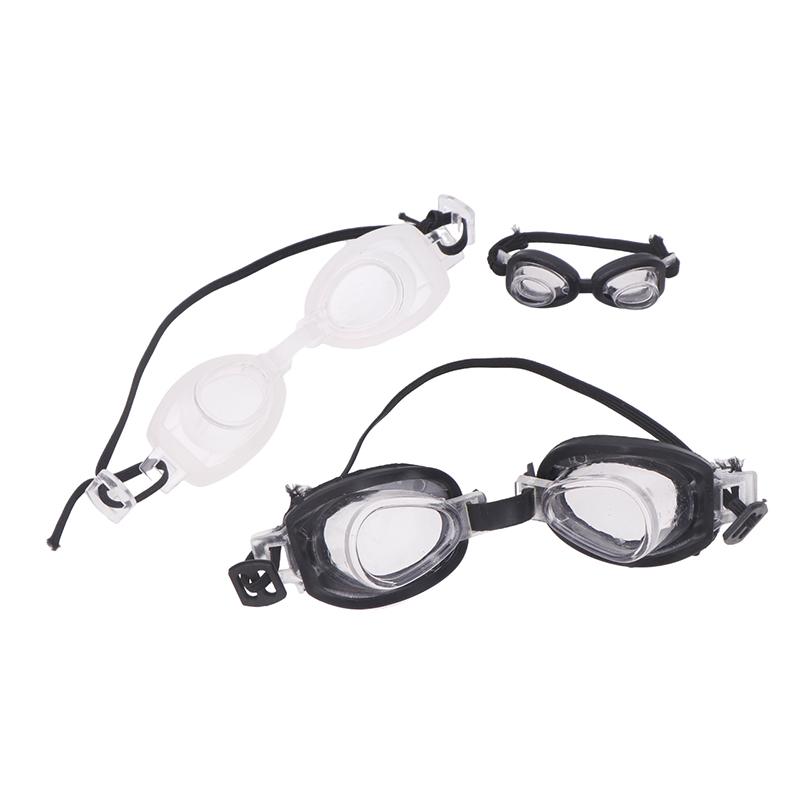 1:12 1:6 Dockhus Mini Dykglasögon Undervattensglasögon Med Elastiskt Rep Mini Solglasögon Simglasögon Modellleksaker Dekor