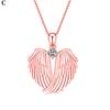 Women Necklace Irregular Shape Stone Tassel Faux Jade Safe Lock Pendant Vinatge Ethnic Style Adjustable Extended Length