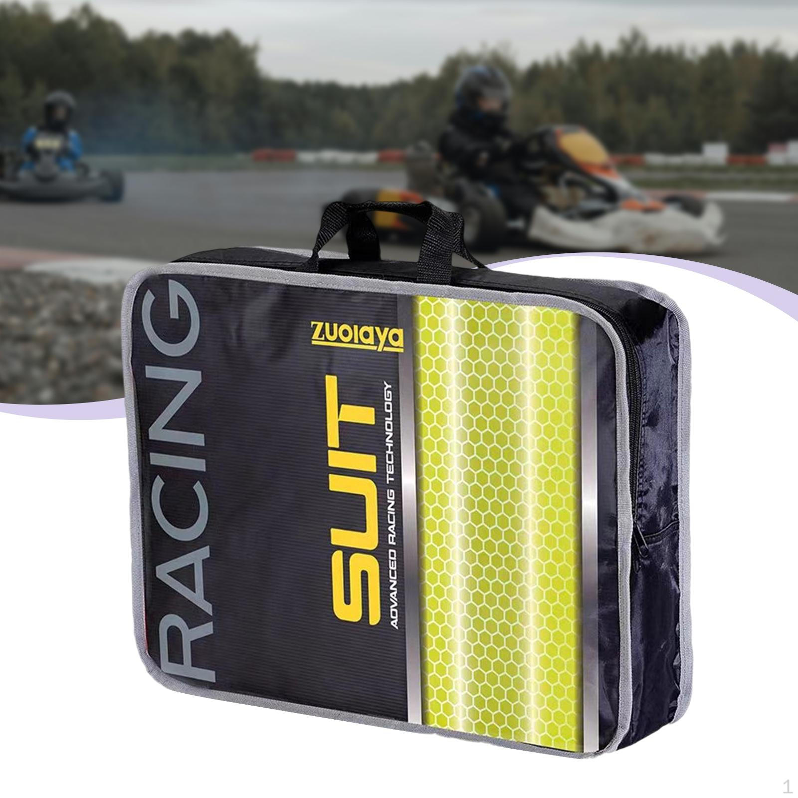 

Сумка для хранения гоночного комбинезона, большая вместимость, органайзер, чехол для переноски жёлтый