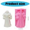 Lovely Designs Sturdy Silicone Mold for Candle and Soap Crafting Portable for Christmas Handmade Gifts and Ornaments