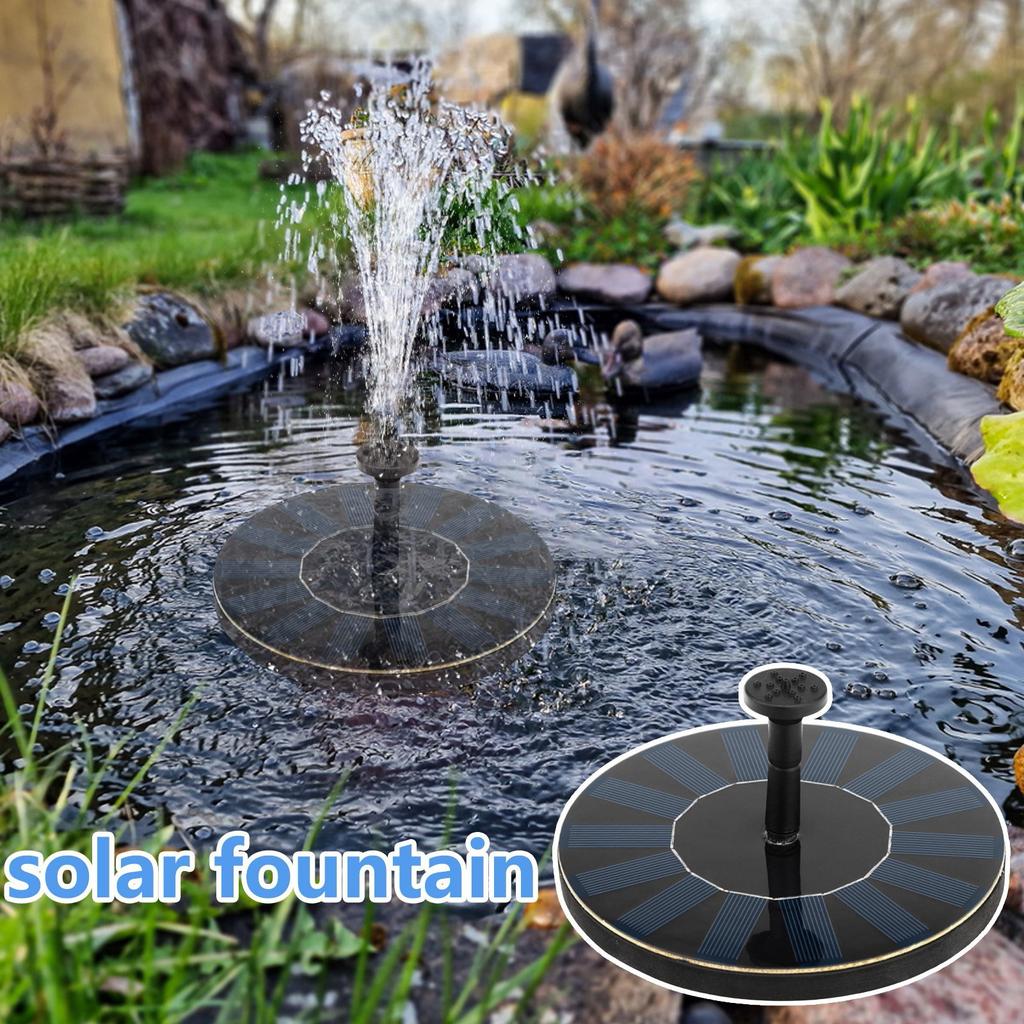 Solar Powered Fountain Pump for Bird Bath, Outdoor Water Feature, Garden Pond, Eco-Friendly Floating Solar Fountain Kit