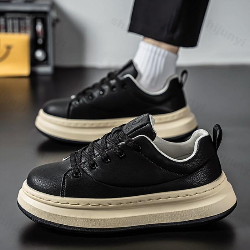 Fashion Retro Designed Men's Low Top Casual Thick Soled Sports Shoes 2025 Autumn New Fashion Versatile Comfortable Niche Chunky sneakers