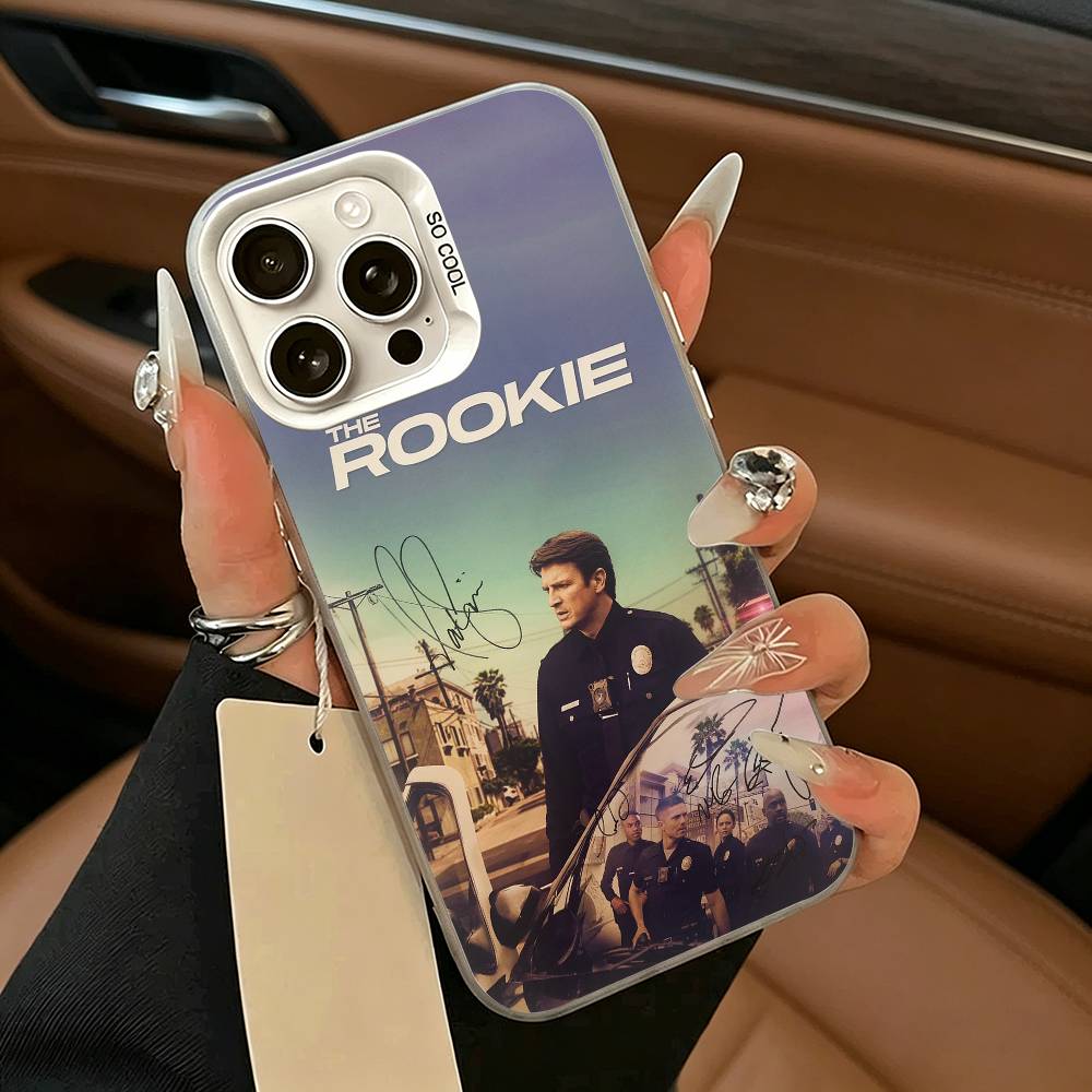 TV -The R-rookie Phone Case For iPhone 11 12 13 14 15 16Pro Max Plus white Sliver Phone Cover