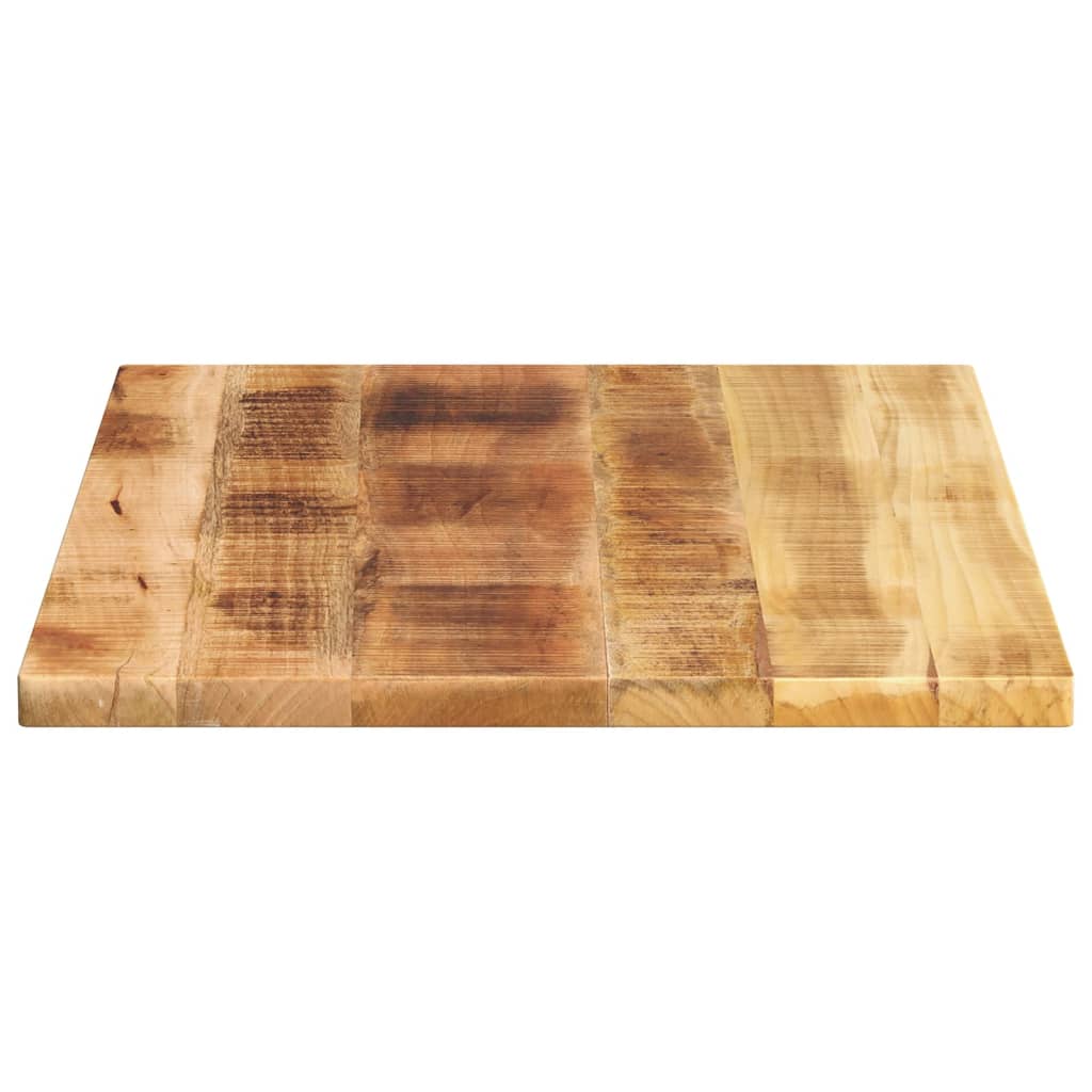 Vidaxl Blat Do Stolika, 80X60X3,8 Cm, Prostokątny, Surowe Drewno Mango