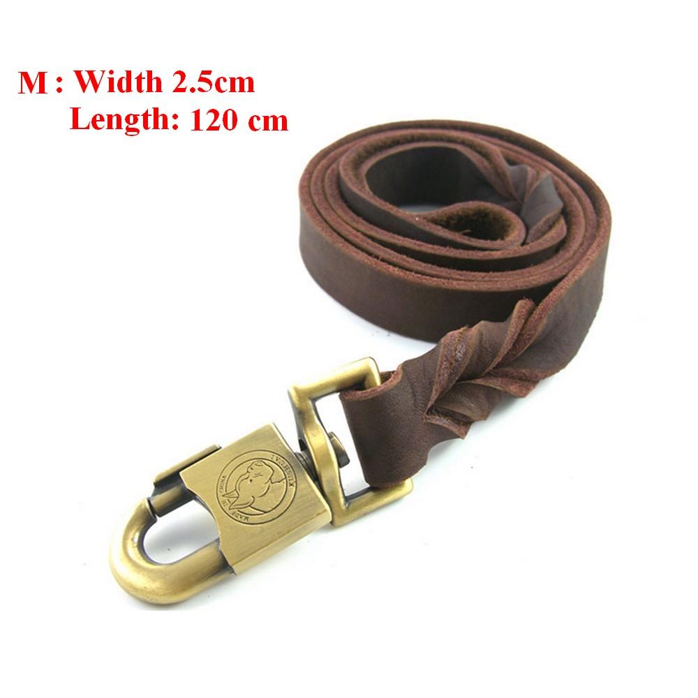 Pet Products Genuine Leather Dog Vest Harness For Medium Large Dog Pets Professional Dog Vest Collar Hand Chest Straps