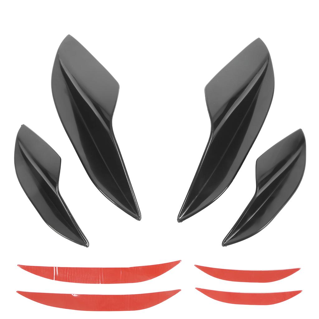 Bumper Fin Car Front Bumper Side Splitter Canards Lip Spoiler Deflector Replacement for