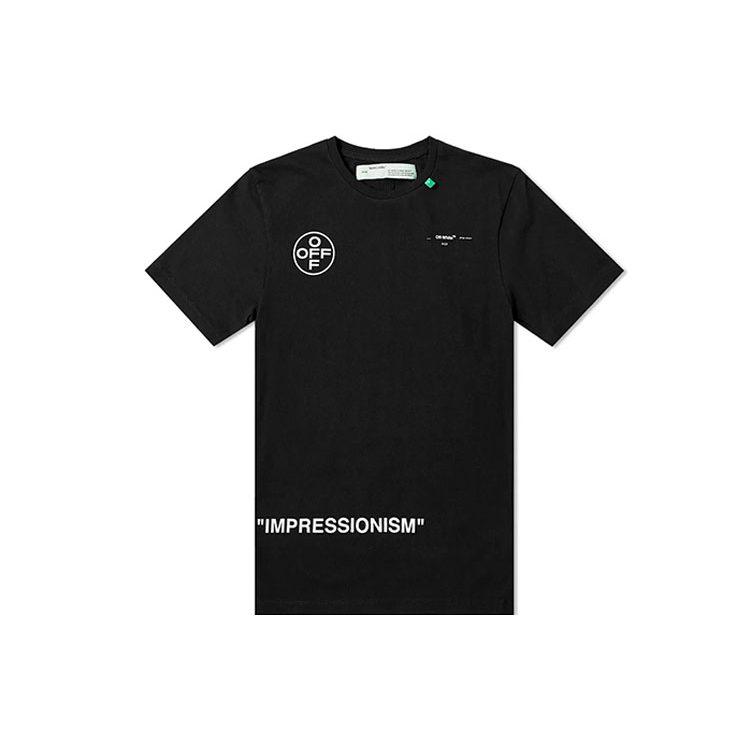 OFF WHITE Stencil S/S Over Tee OMAA038G20JER0071028