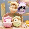 Fun Colorful And Plush Cartoon Puppy Bakery Surprise Pudding Keychain For Kids Adults And