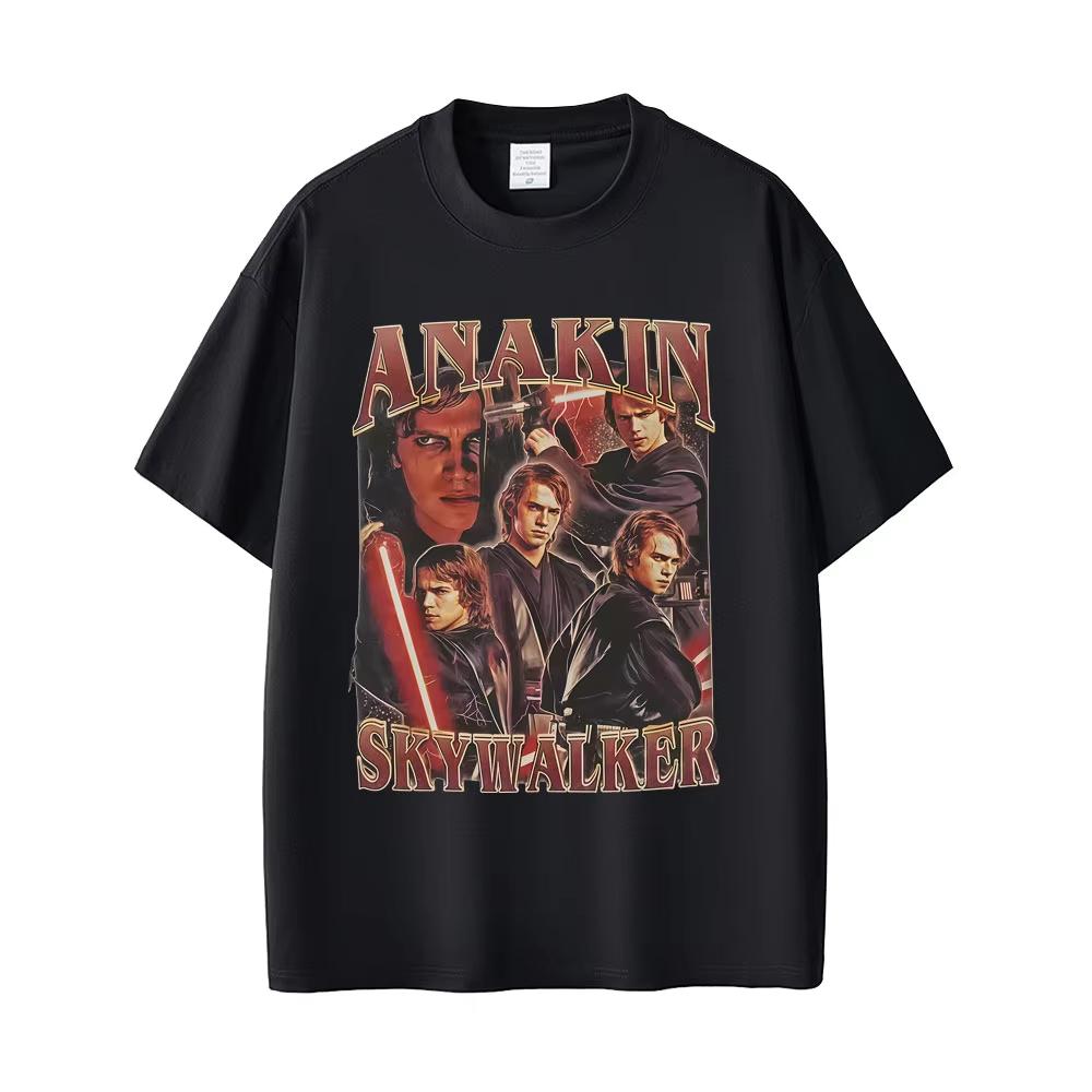

Men Clothing Unisex Anakin Skywalker Graphic Tshirts Casual Cotton Vintage Tshirt Mens Hip Hop Fashion T Shirts Y2k S