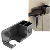Hair Dryer Holder Wall Mounted Stable Saving Space Blow Dryer Hanger Waterproof Rustproof Plastic Blow Dryer Holder