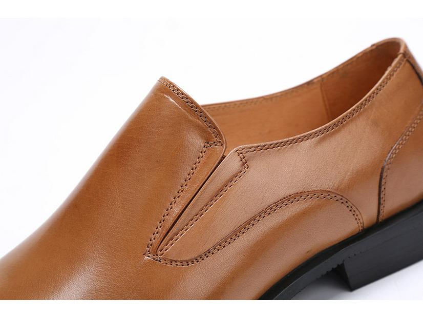 Men's Spring Leather Dress Shoes - Business & Formal British Style