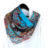Neuer Böhmischer Stil Blume Pfeffer Cashew Blume Satin 90 Quadratisches Tuch Reiseschal Sonnenschutz Seidenschal Damen