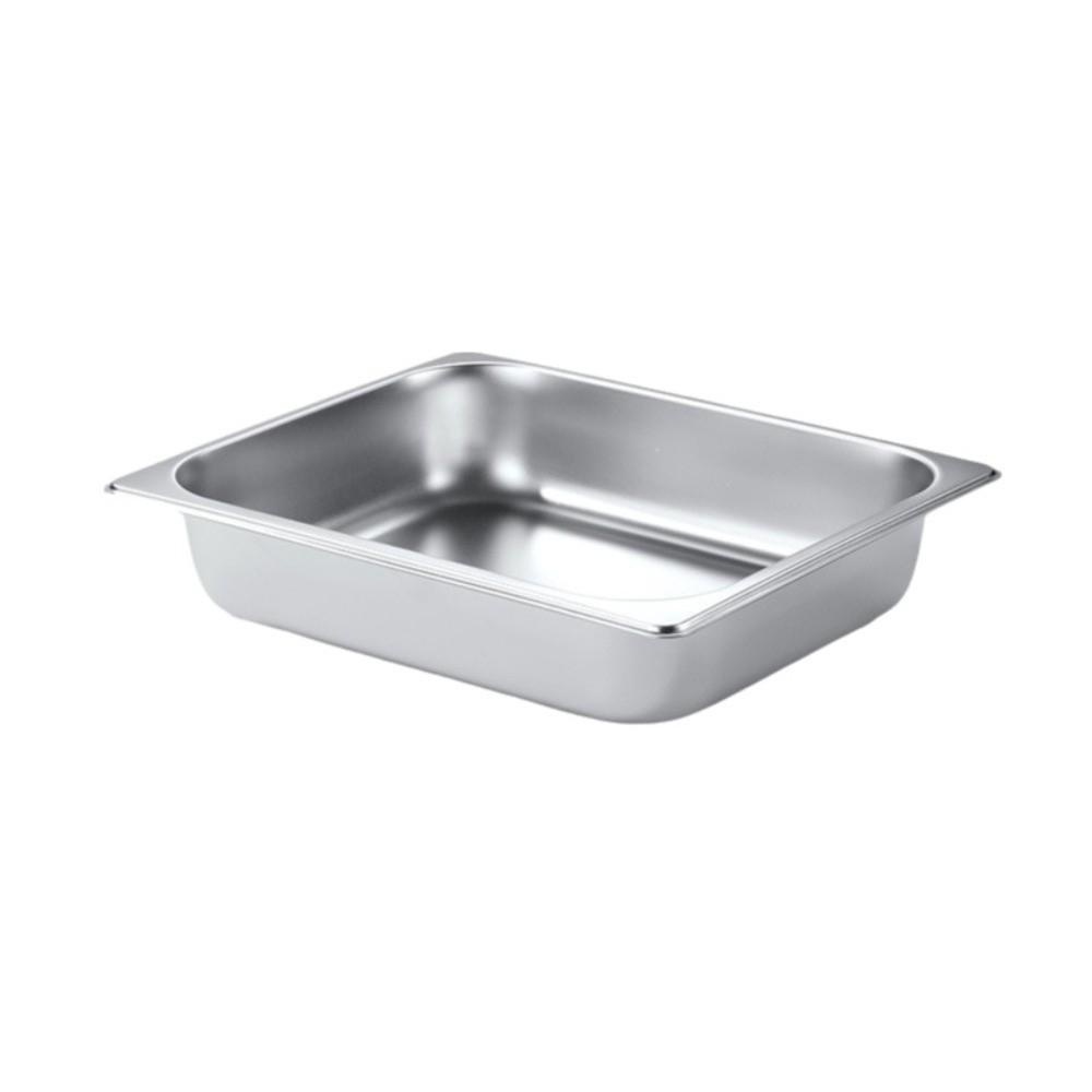 Stainless Steel Food Pan GN Pan with Lid 32.5 cm x 26.5 cm Rectangular Tray Basin Square Basin Thickened Food Storage Container
