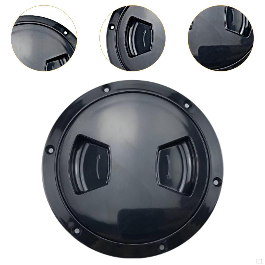 Boat Inspection Cover with Removable Plate Anti Slip Pre Drilled Holes for RV Outdoor Canoe