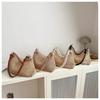 Woven Straw Tote Bag for Women Summer Beach Handbag with Zipper Closure