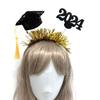 School Student Graduation Hat Mini Headwear Tinsel Headwear Bachelor Hat University Graduation Hat Hair Hoop