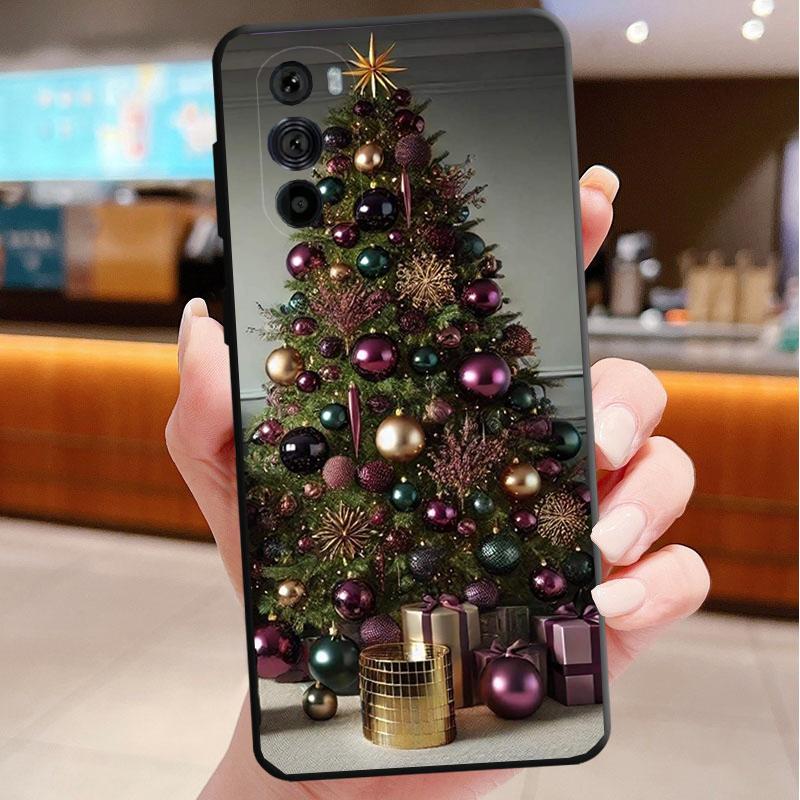 Phone Case For Motorola Edge 50 40 Pro 60 50 40 30 Ultra Neo Fusion Moto G Play G Stylus G Power G Winter Christmas