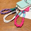 Korean Cute 3D Cartoon Embroidery Dog Lanyard Rope Phone Case For iPhone 17 16 15 14 13 11 12 Pro Max 16 Plus Funny Puppy Cover