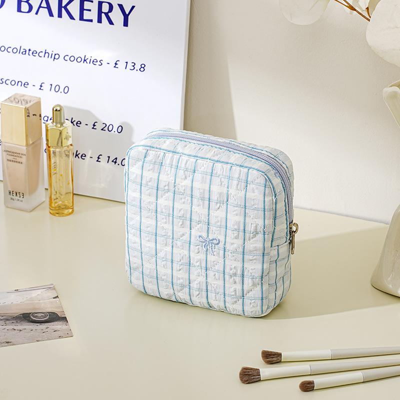 

1PCS Small Large Capacity Makeup Bag for Women Portable Travel Toiletry Organizer Cute Drawstring Cosmetic Make Up Pouch