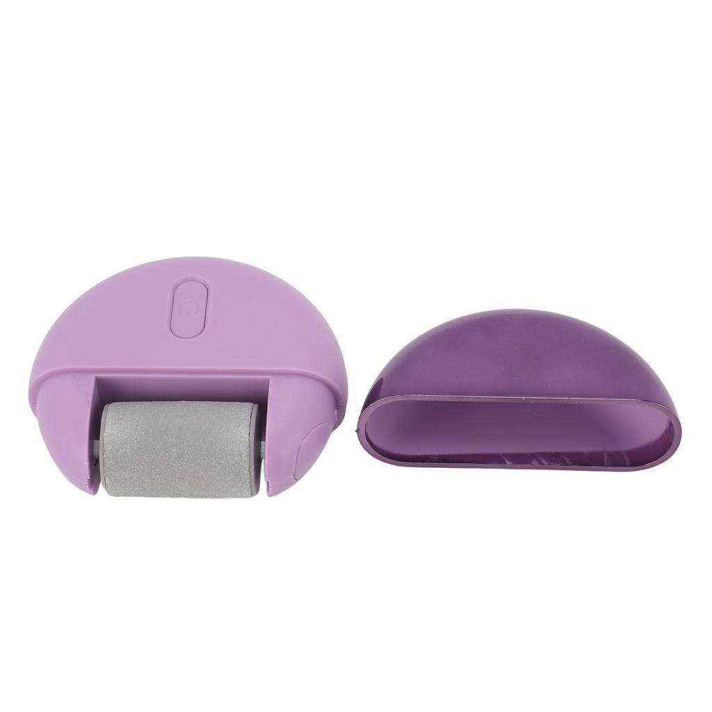 Rechargeable Electric Foot File Portable Waterproof Electronic Foot File Pedicure Tool for Feet Purple