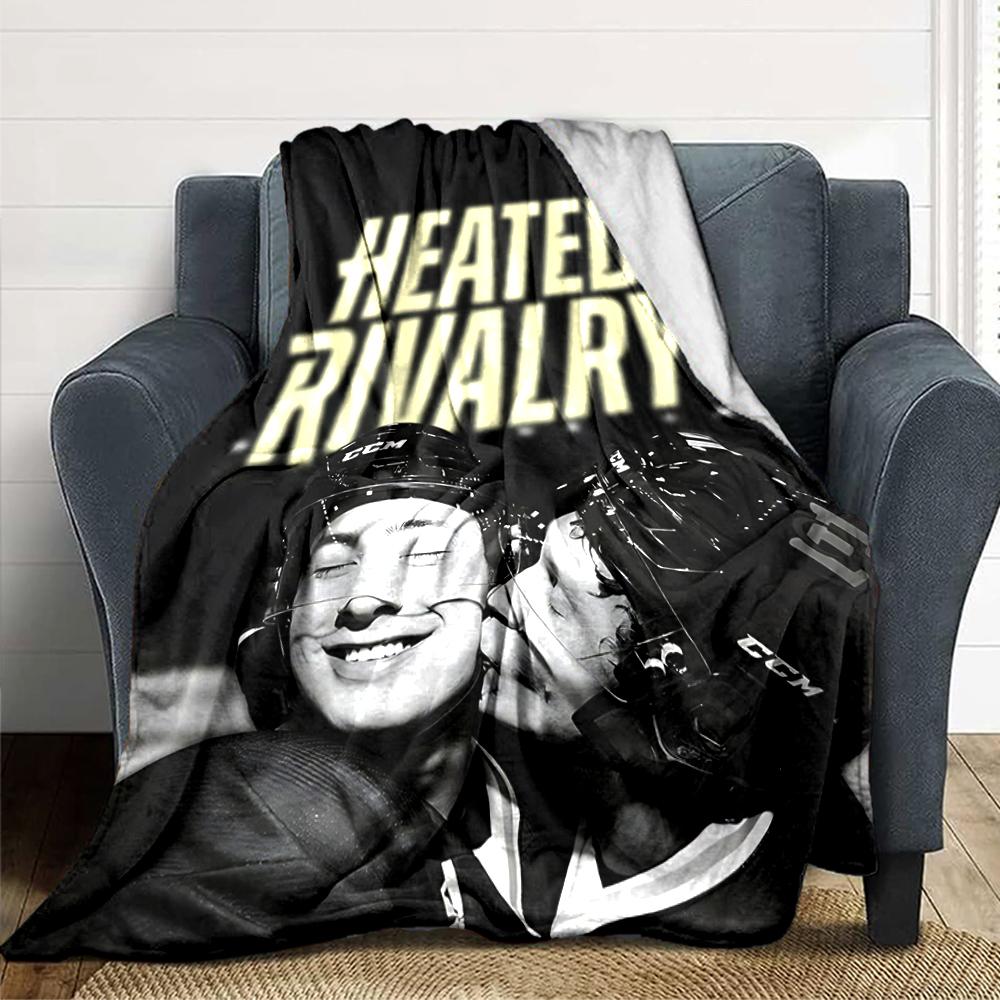 Hockey Rivalry Blanket Soft Throw Blanket For Home Bedroom Bed Sofa Travel Office Solid Christmas Blanket