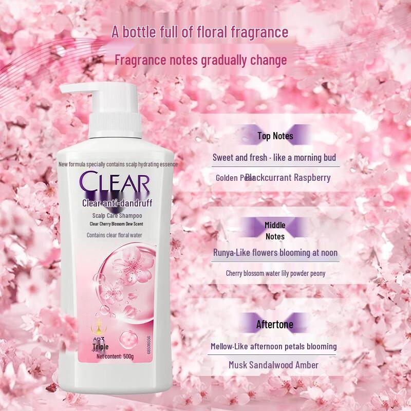 Clear Sakura Refreshing Anti-Dandruff Shampoo
