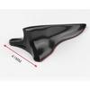 Universal Shark Fin Diffuser Vortex Generator Car Roof Spoiler Bumper Empennage