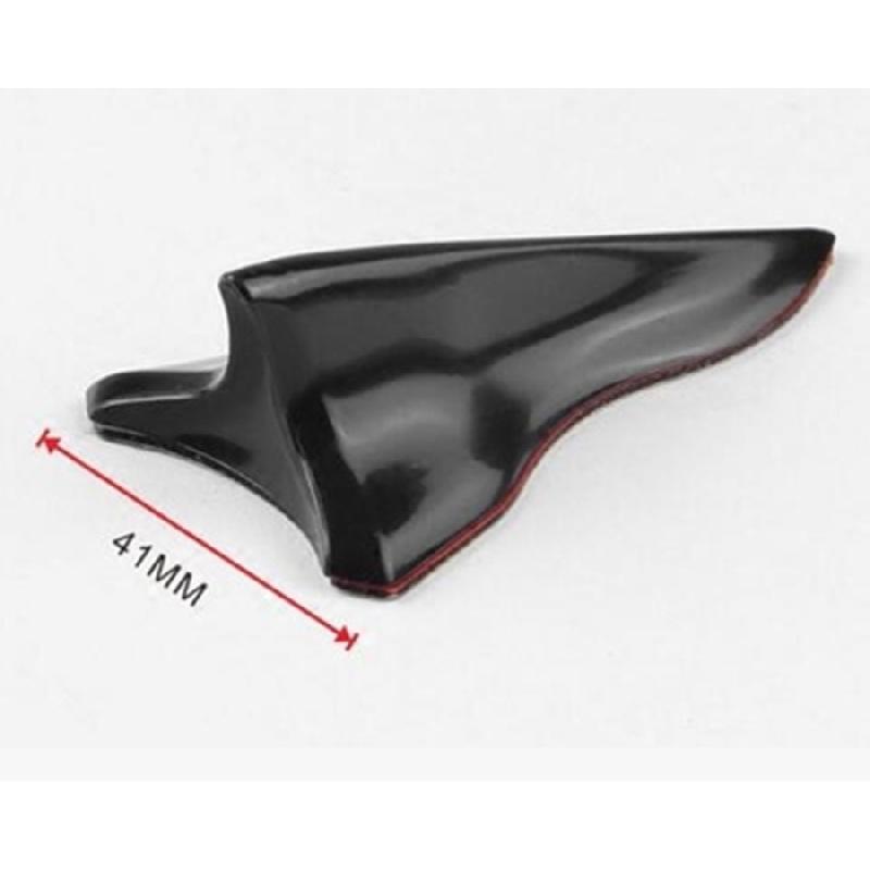 Universal Shark Fin Diffuser Vortex Generator Car Roof Spoiler Bumper Empennage