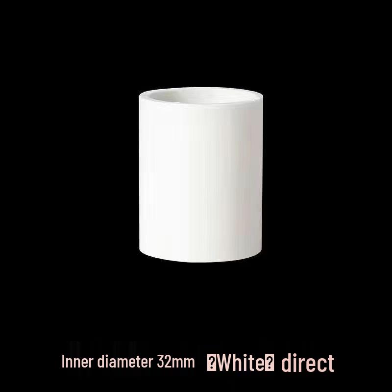 PVC Aquarium Water Pipe Connector for Fish Tanks (25mm, 50mm, 63mm, 75mm) - Straight Fittings for Upper/Lower Water Supply