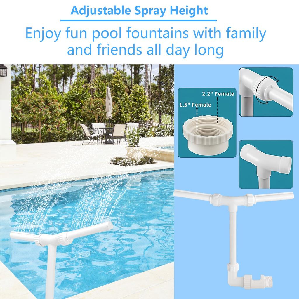 Double-head Swimming Pool Frame Swimming Pool Fishpond Garden