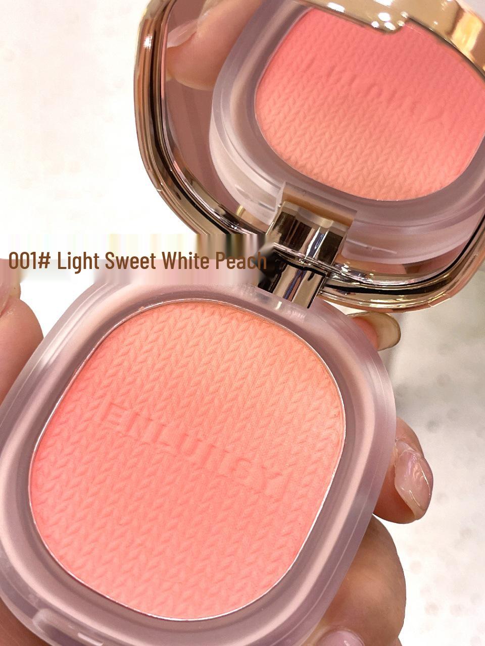 Enlunsy Cloud Gauze Gradient Blush - Natural, Low Saturation, Long-Lasting Contour Powder for Students