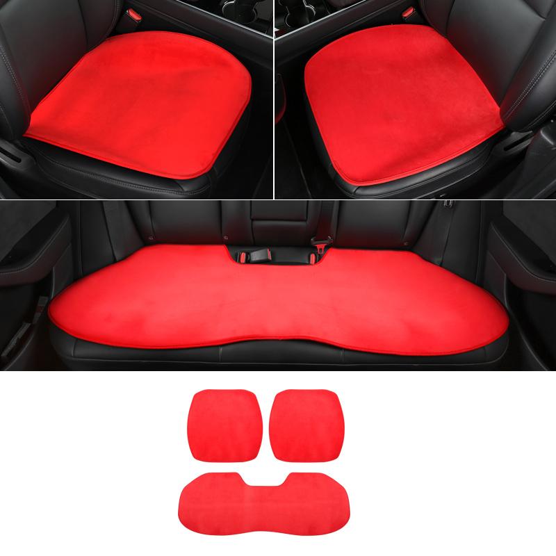 Car Seat Cover Front Rear Cushion Seats Cover Waterproof Non-slip For Tesla Model 3 Y X S 2017-  2022 2023