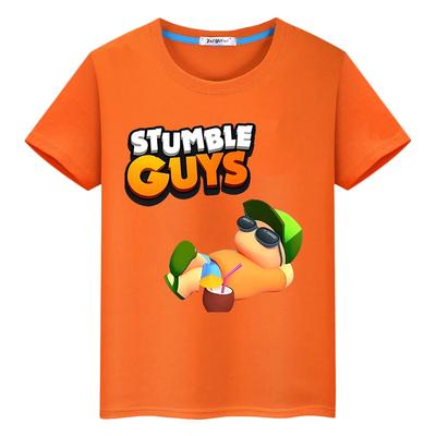 Camiseta Estampada Stumble Guys 2025 Camiseta Orgullo para Niños Camisetas Anime Casual Y2k One Piece Kawaii Tops Cortos Ropa para Niños Niñas