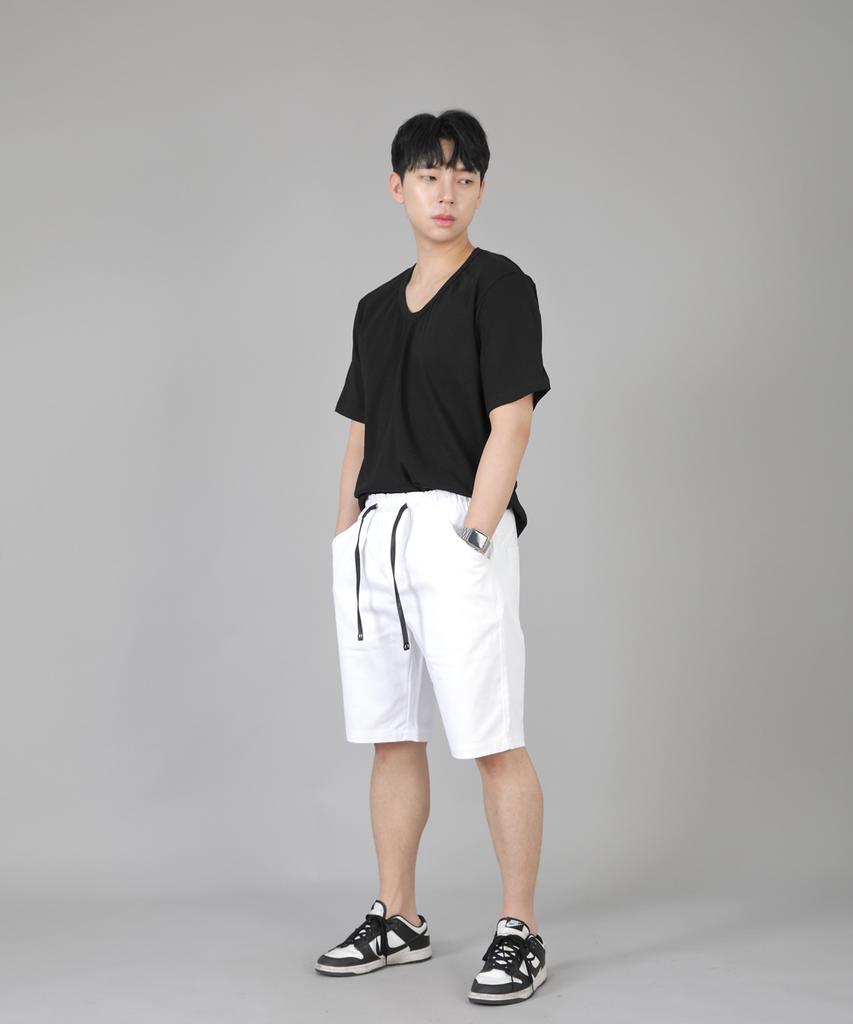 Seinteukeulu Regular Shorts Eres-351 White