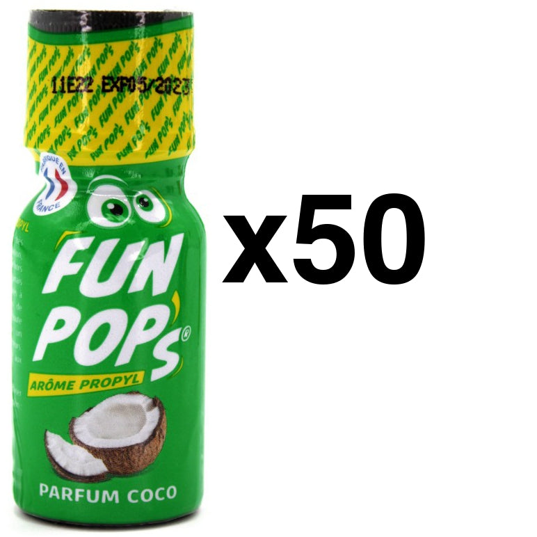 FUN POP'S Propyle Parfum Coco 15ml x50 - Fun Pop'S - LC Packs