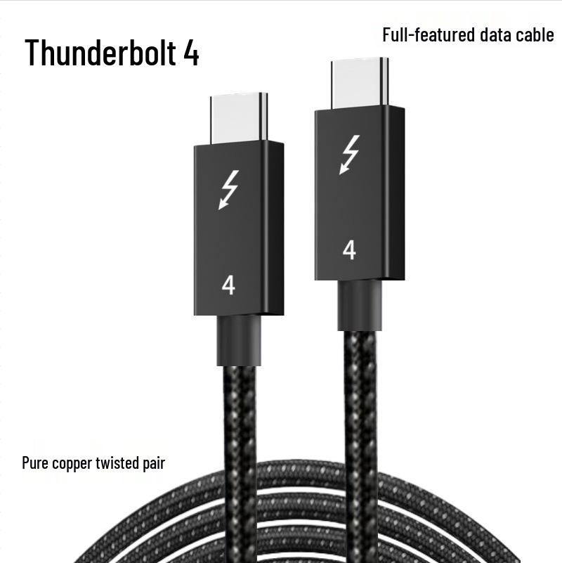 Thunderbolt 5 240W USB-C Cable: 80Gbps Data Transfer, USB4/Thunderbolt 4, Fast Charging for Mobile Devices