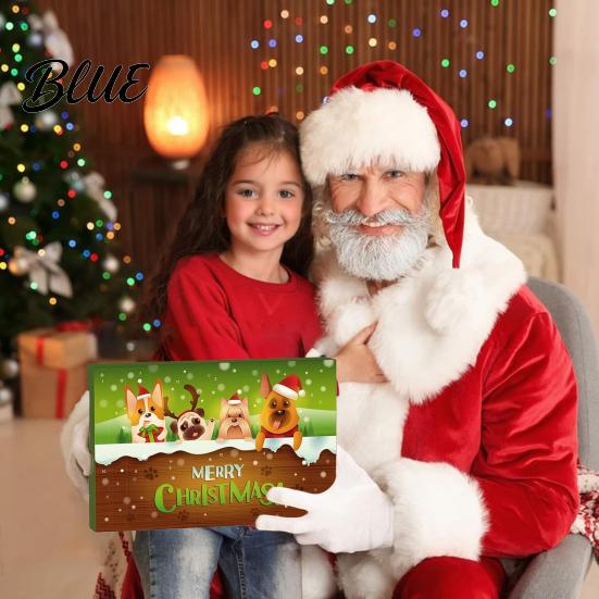 Interactive Pet Toys Toy Advent Calendar 24-Day Christmas Countdown Cat or Dog Set for Pets Safe