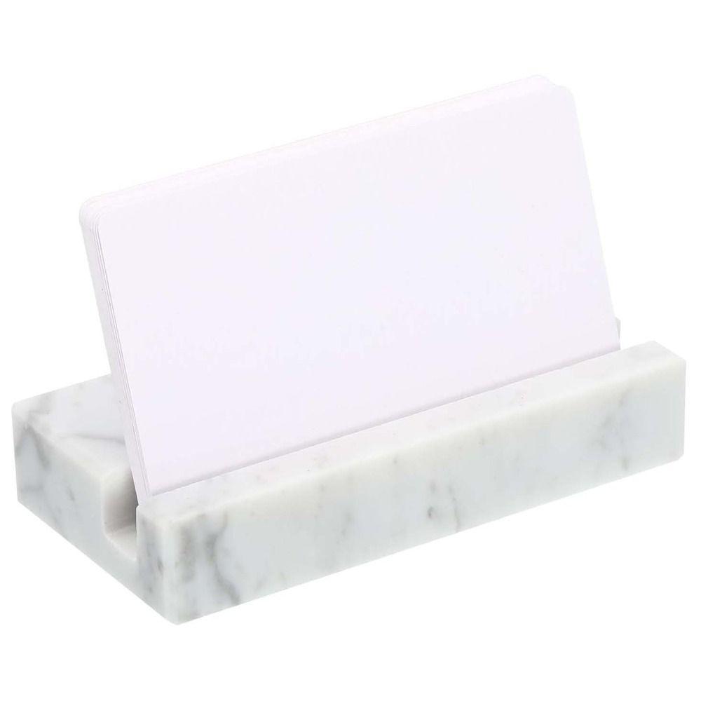 Marble Mobile Phone Holder Thickened Card Stand Organizer Durable Business Card Holder Trade Shows