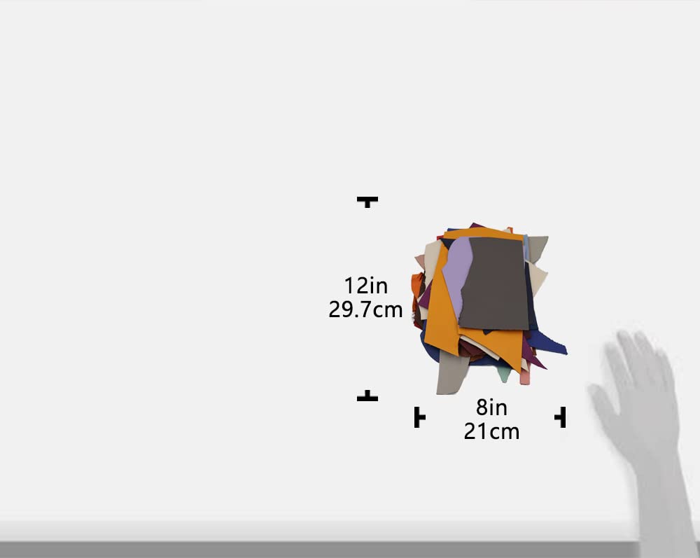 Genuine Soft Leather Thick Made In Suede Chrome Painted Solid Handmade Cowhide Natural Brushed Genuine Leather Material DY.Leather [Assorted 1.0mm