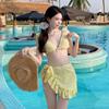 Women's High-End 2025 Dress-Style Three-Piece Bikini Swimwear for Hot Spring Vacations