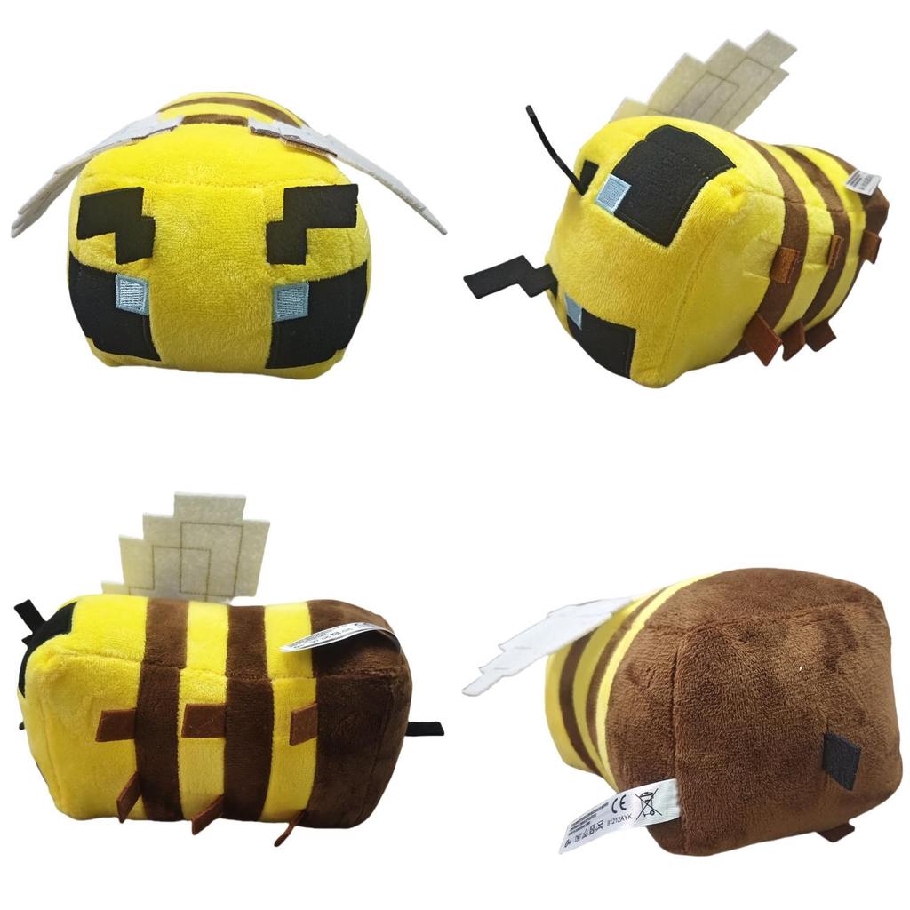 Yellow Bee Minecraft Plush Doll Toy For Children Gift And Decoration Room