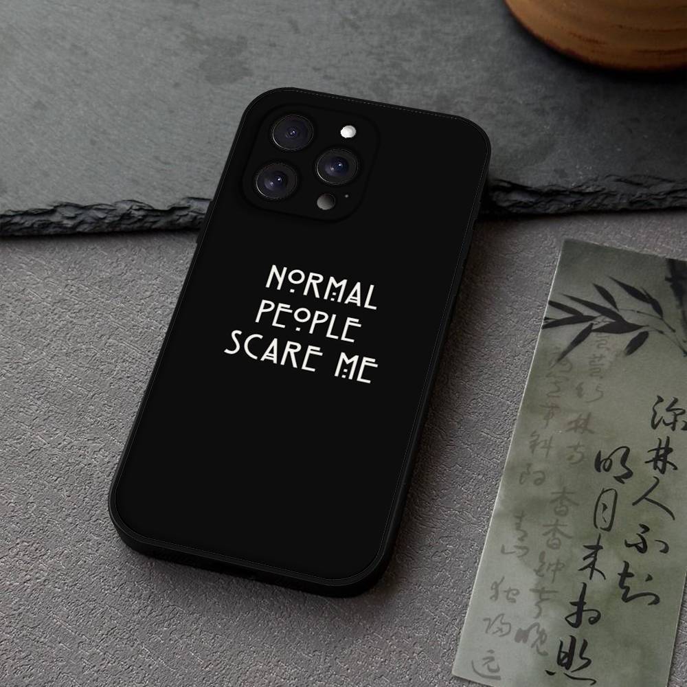 American Horror Story AHS 1984 Phone Case For IPhone 17,16,15,14,13,12,11 Plus,Pro,Max,XR,XS,X,7,8 Plus,Mini Black Silicone Soft