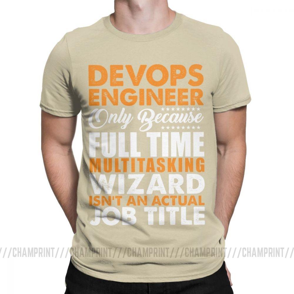 Devops T Shirts Engineer Is Not An Actual Job Title Funny Coder Programmer Men T Shirts