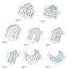 Light House Moon Shape Silicone Candle Stand Molds for Epoxy Resin Candle Holder Tealight Holder Gypsum Decoration