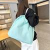Bag Waterproof Nylon Fabric Large Single Shoulder Capacity Foldable Bag Travel-friendly Shopping Tote Bag