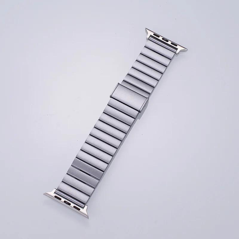 Stainless Steel Metal Wristband Bracelet For Apple Watch 38/40/41mm  42/44/45/46mm Bracelet for Iwatch Series 10 9 8 7 6 5 4 SE