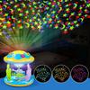 Musical Projector Ocean Rotation Early Learning Crawling Light Up Toy Popular Music Toy Adjustable Volume Drum Set Light Effect Multifunctional